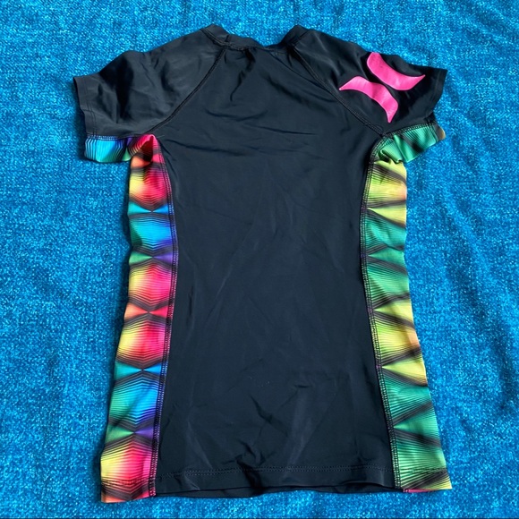 Hurley Rainbow and Black Rashguard - Picture 2 of 2